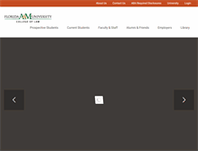 Tablet Screenshot of law.famu.edu